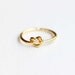 Gold Knot Ring - Size 5