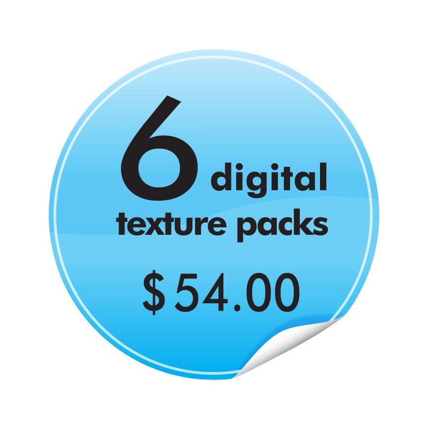 6 digital photo texture packs special: Save 40%