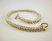 Delicate Sterling Silver Bracelet Hand Woven Beautiful Dainty Simply Elegant Chainmaille Jewelry