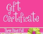 Midi Bag Gift Certificate