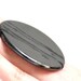 Ceramic Cocktail Ring - big bold handmade - POSH PEWTER - 2.3 inch