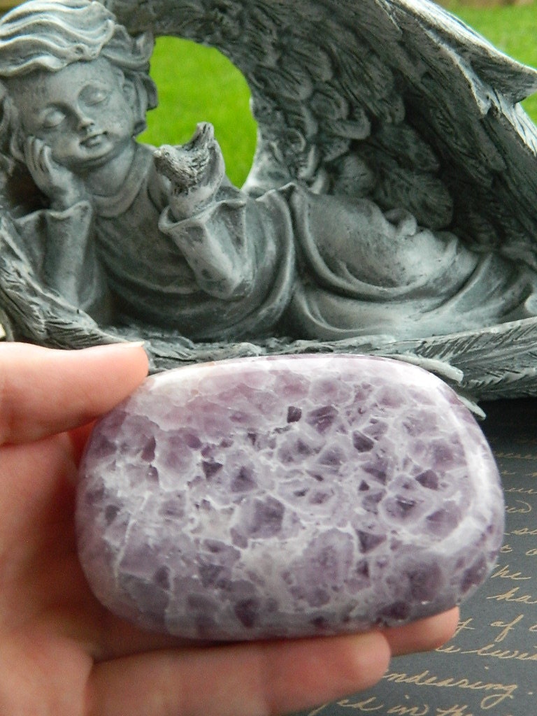 Soap shaped very unusual Amethyst - reserved for luxstones
