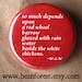red wheelbarrow (William Carlos Williams, poem) - pinback button badge
