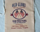 Old Glory Milling Co., Mount Vernon, Virginia, Novelty Flour sack Bag