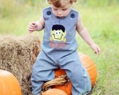 Boy Romper  Jon Jon or Shortalls PDF Pattern Reversible Overall Pattern, Baby Toddler Children 6M - 6C  Easter Boy Outfit
