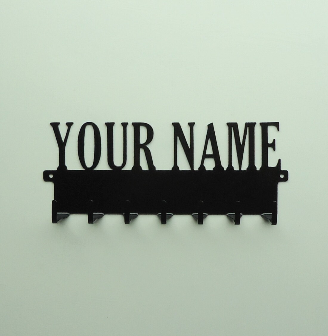 personalized name key rack metal art free by personalized name key rack metal art free by