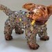 Mosaic Pit Bull Dog Sculpture "Chopper"