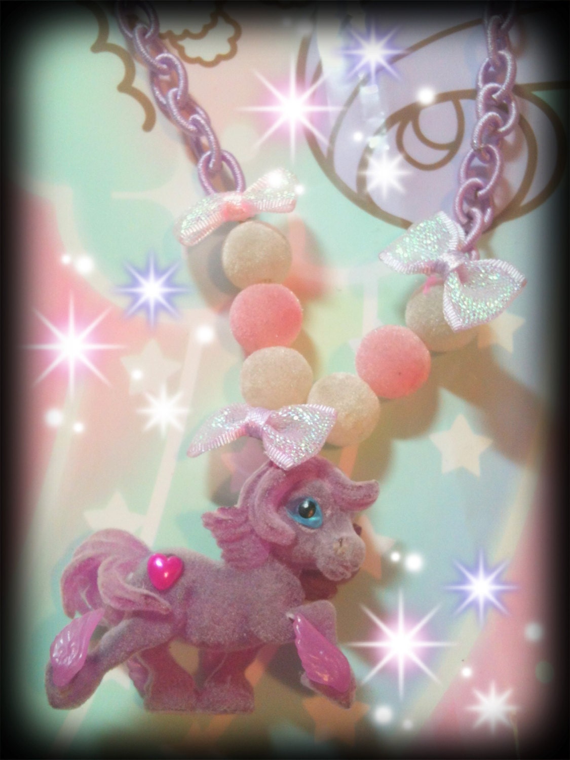 Little pony necklace toys Fairy Kei 