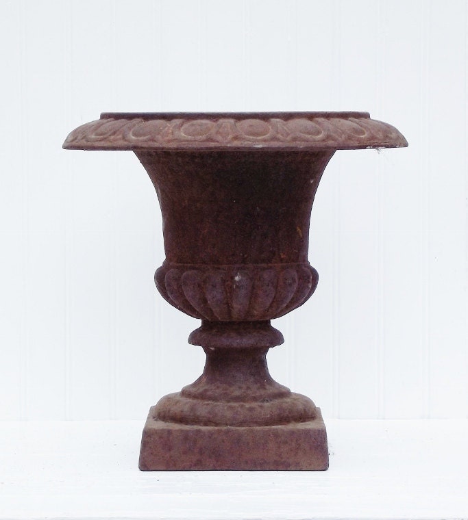Vintage Cast Iron Urn