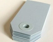 Mini Shipping Tags - Blue Mini Tags - Set of 10 Tags
