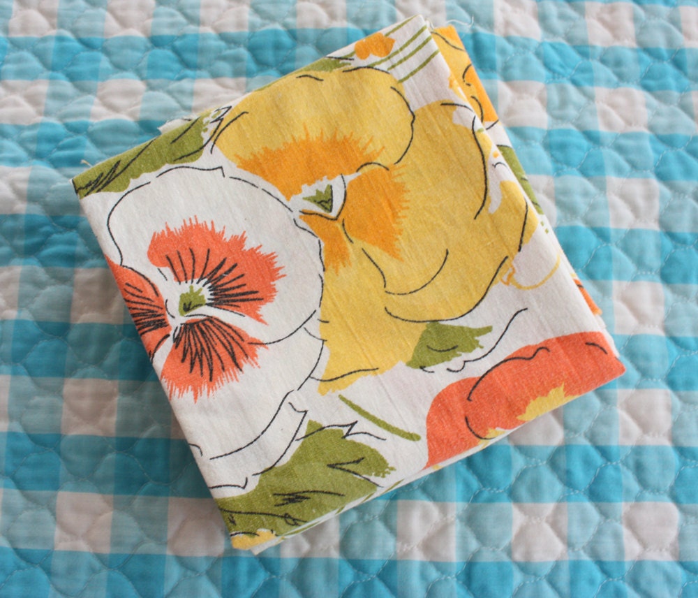 Fine Little Fat Quarter ----- Vintage Sheet