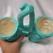 Tootsie Pop Owl Kitchen Caddy Turquoise