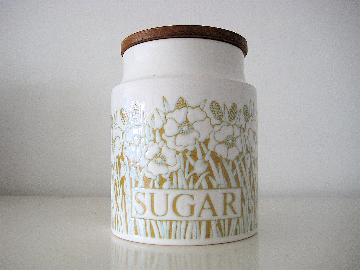 Vintage Hornsea Pottery 'Fleur' Sugar Storage Jar
