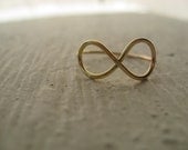 Infinity - dainty 14k gold fill ring