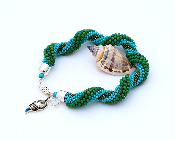 Ocean Breeze Beaded Bracelet