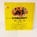 Vintage 1966 Cabaret Record Album Soundtrack