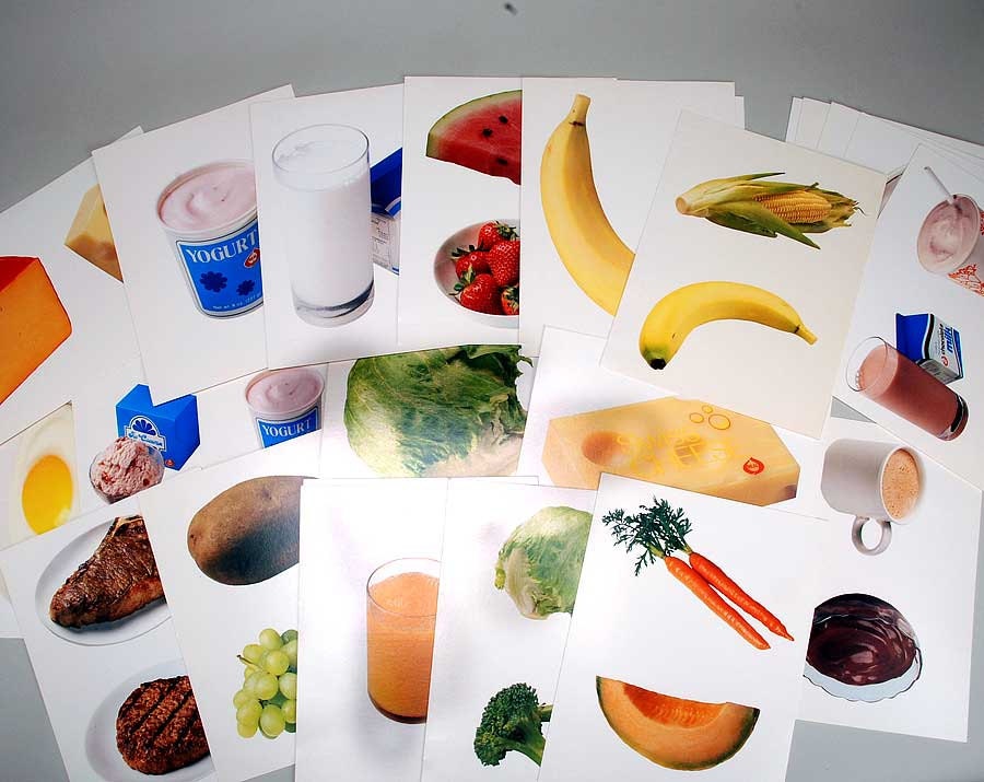 Vintage midcentury Vintage large Food Group Cards NOS choose your card