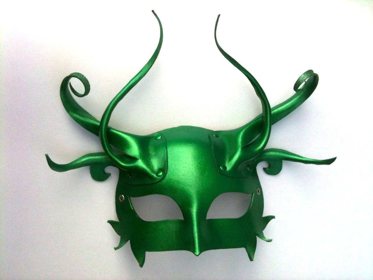Absinthe Leather Mask
