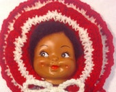Kitschy Doll Face Pot Holder