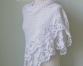 INSTANT DOWNLOAD, VICTORIA, Crochet shawl pattern pdf