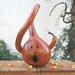 Halloween Jack O Lantern Gourd Carved Spooky Natural Fall Decoration