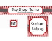 Etsy Banners - 3 Piece Etsy Set - Zig Zag 3