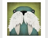 The Walrus ART Illustration 12x12 giclee print SIGNED by Ryan Fowler