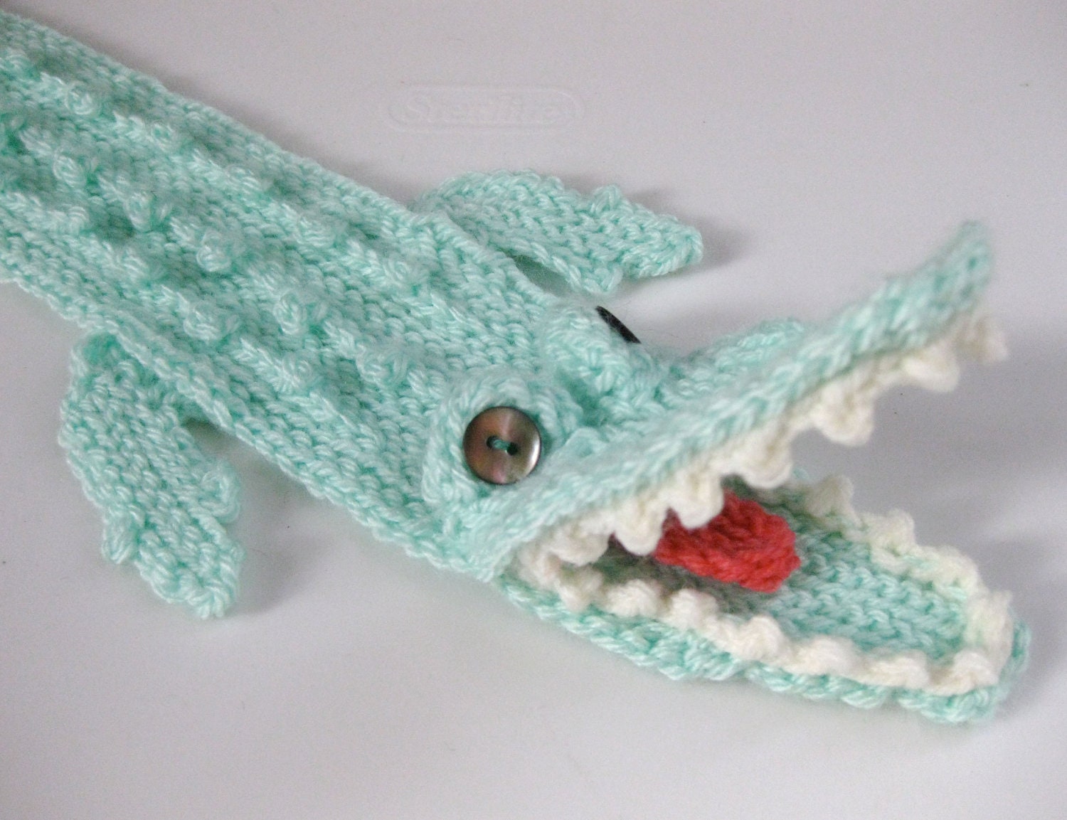 Alligator Scarf - Mint Green - Mens Womens Kids - READY TO SHIP