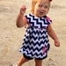 Personalized Chevron Top, dress, chevron