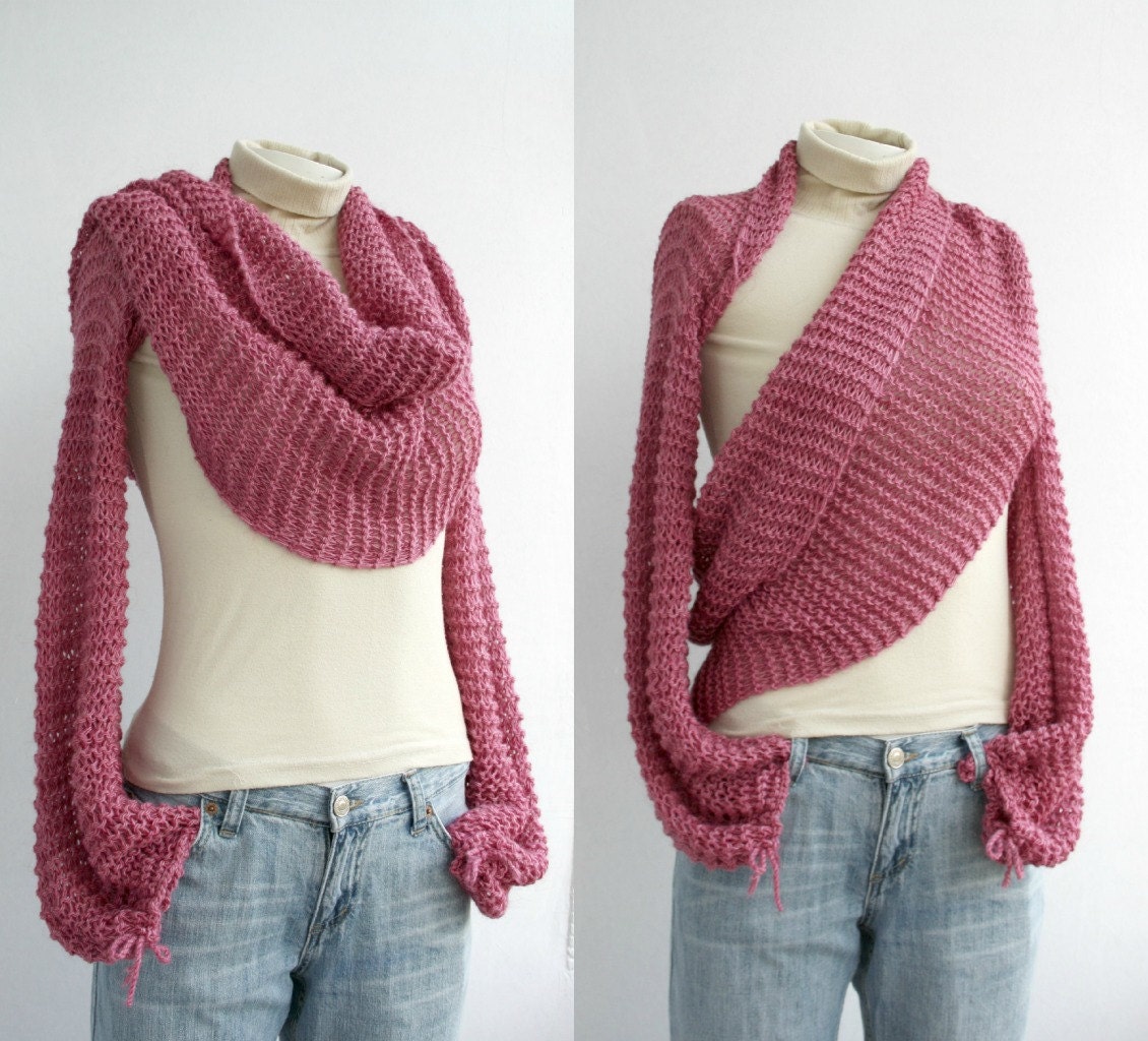 FREE Shipping New Season Pink  Wrap Bolero Scarf Shawl Neckwarmer gift for Women Girl Mom Mothers day Gift