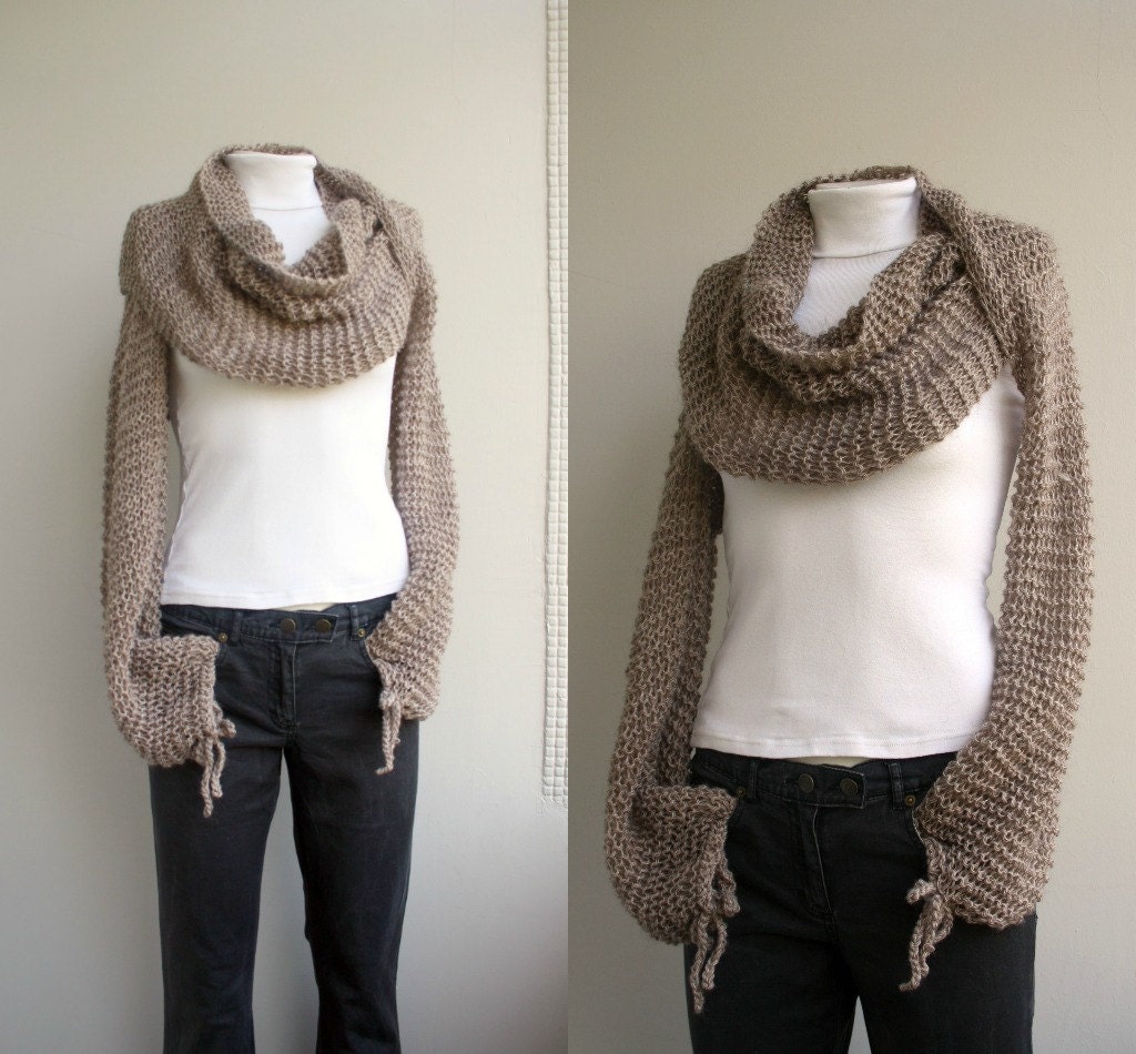 FREE Shipping New Season Milky  Brown  Wrap Bolero Scarf Shawl Neckwarmer gift for Women Girl Mom Mothers Day gift