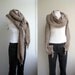 FREE Shipping New Season Milky  Brown  Wrap Bolero Scarf Shawl Neckwarmer gift for Women Girl Mom Mothers Day gift