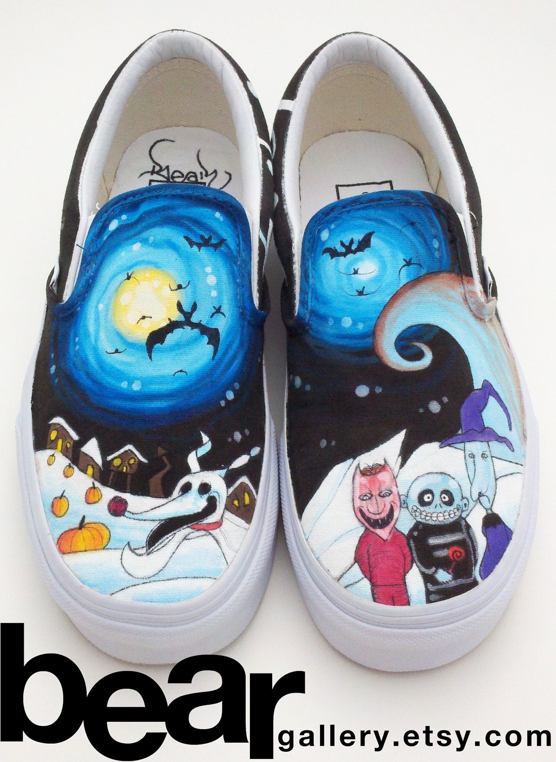 Custom Vans- Nightmare Before Christmas