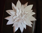 Gigantic White Lilly Handmade Paper Flower