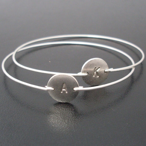 My Sweet Baby Girl - Hand Stamped New Mommy Bracelet, Personalized New Mommy Gift, New Mother Jewelry, Baby Initial, New Mommy Jewelry