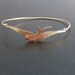 Free as a Bird Stacking Bangle Bracelet Set, Gold, Blue, Coral, Bangle Stack, Bangle Set, Free Bird, Bracelet Stack, Fly High Freebird