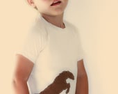 Kids Organic Jumping Horse Shirt 4T