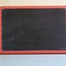 vintage chalkboard red and white