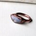 Copper Boulder Opal Ring Stone October Birthstone Natural Raw Patina Artisan