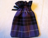 Upcycled Flannel Shirt Gift Bag Small
