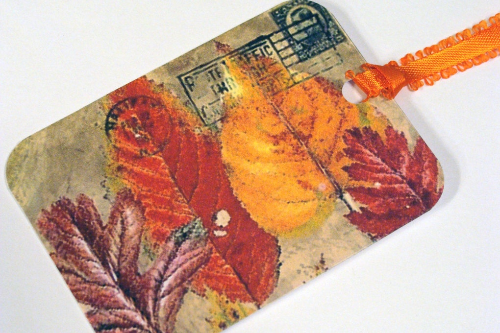 Fall Gift Tags Autumn Leaves Set of 8 - SiriusFun