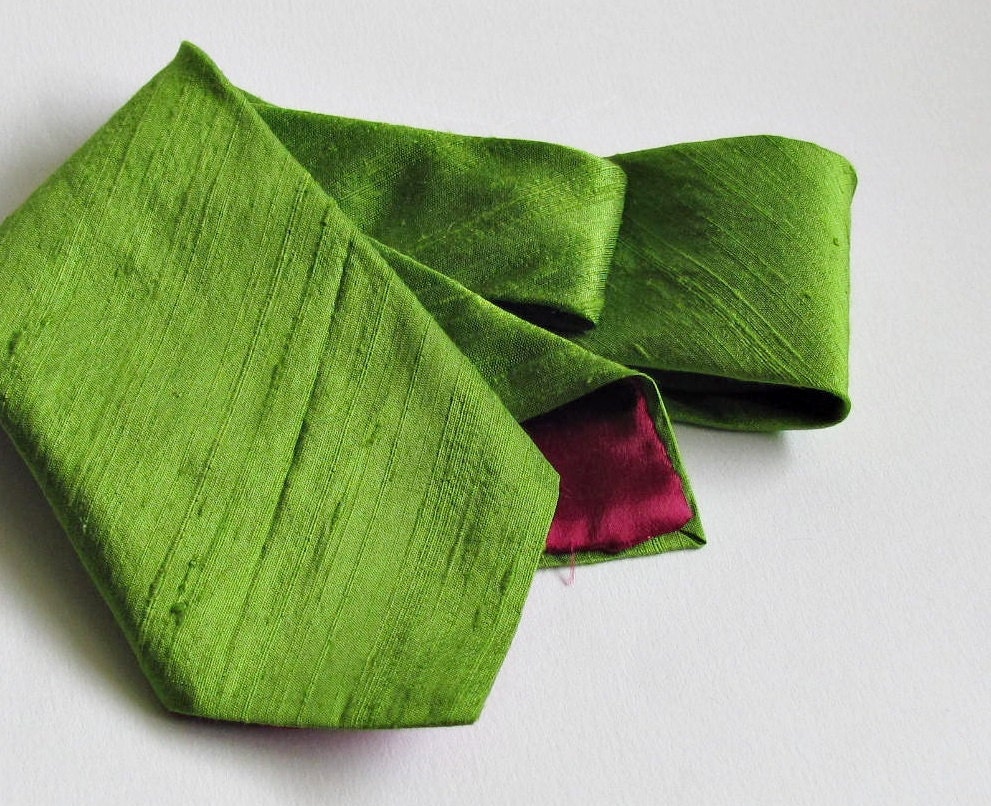 Lime Green Boy's Necktie