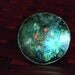 Large Bezel Glow In The Dark Adjustable Silver Galaxy Ring