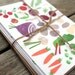 4 seasonal garden A6 cards with kraft envelopes