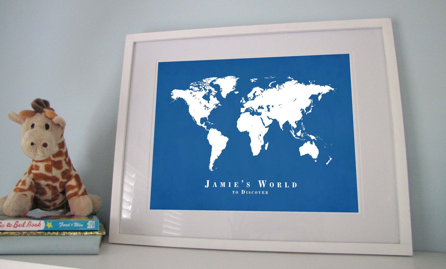 Personalized Modern World Map