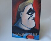 Mr Incredible Original Acrylic Painting, Super Hero Series
