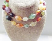 Sale Vintage Faceted Multi Color Lucite Beads
