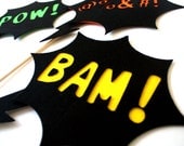 Action Bubbles. Superhero Photo Props. Party Props. Photo booth Props. Wedding Photo Props. Photo Props - Action Bubble Maro Kit