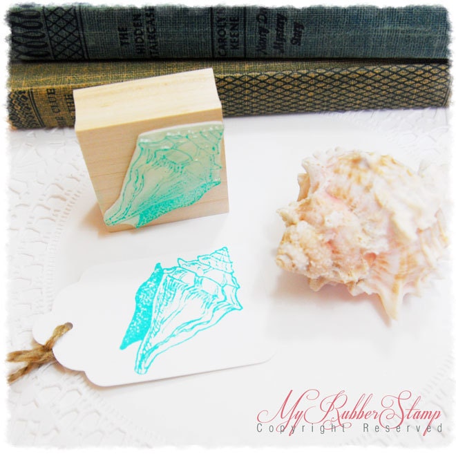 Seashell Rubber Stamps
