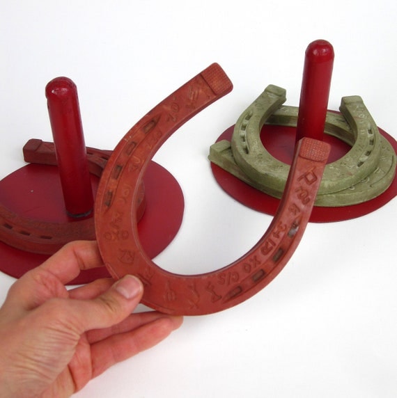 Vintage Horseshoe Game / Indoor Outdoor by AttysSproutVintage
